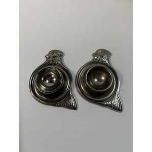 Egg Cups German 18/10 Stainless Steel Stackable Chicken Rooster set of 2